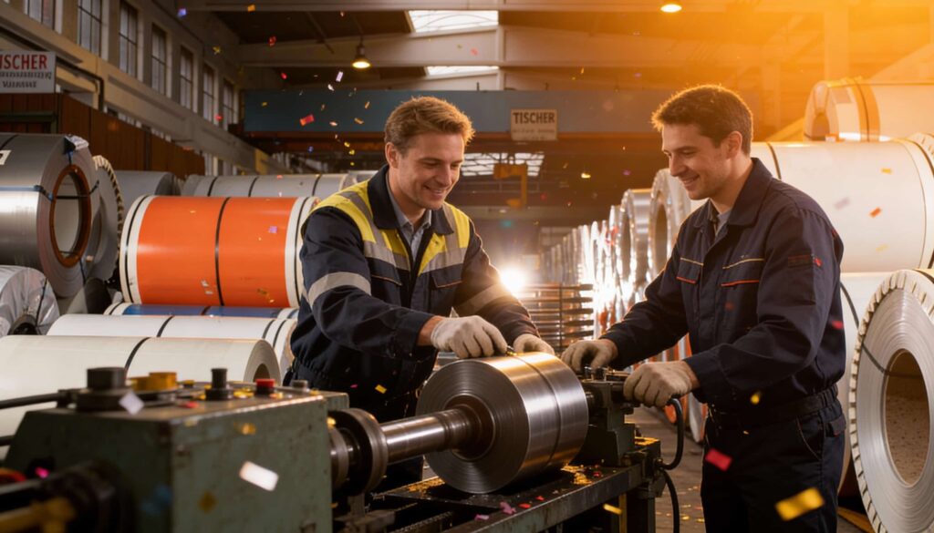 Freepik Powerful Teamwork Scene In A Steel Factory Precise 14471